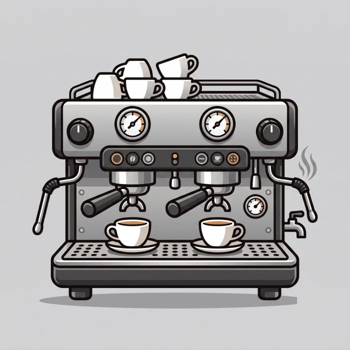 Machine à café professionnelle 2 groupes