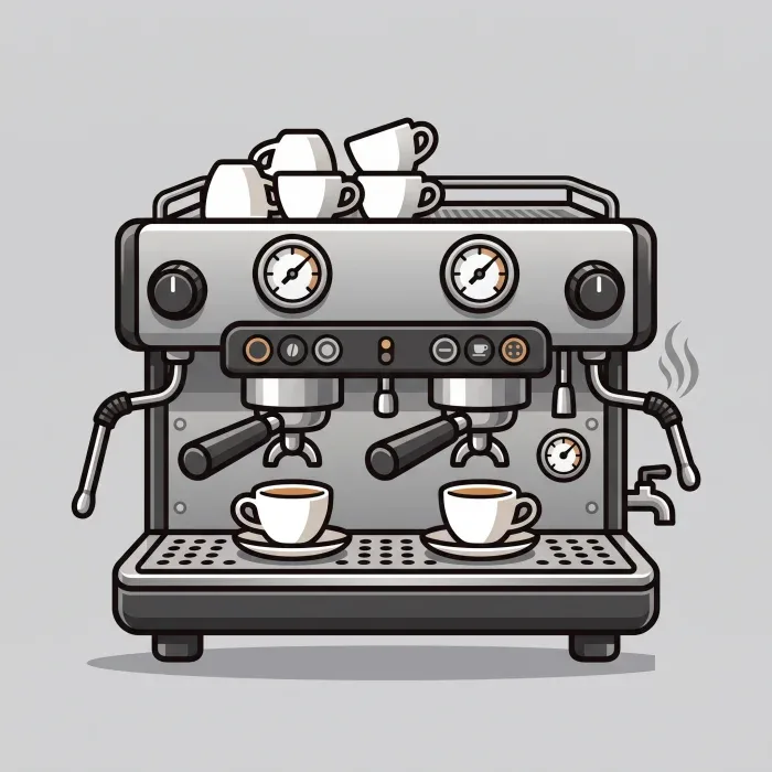 Machine à café professionnelle 2 groupes