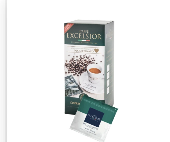 Excelsior Caffé Décaféiné - 18 dosettes