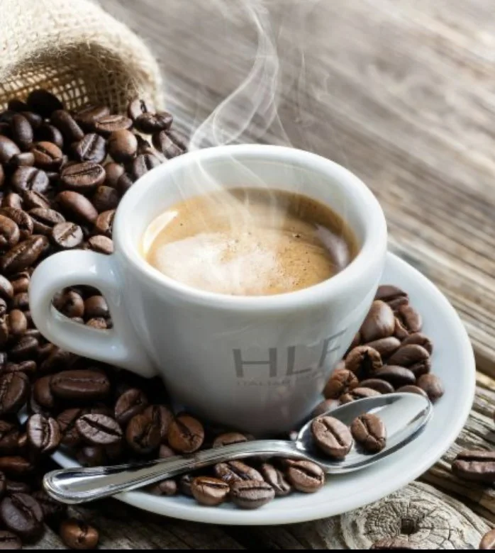 Espresso et grains de café