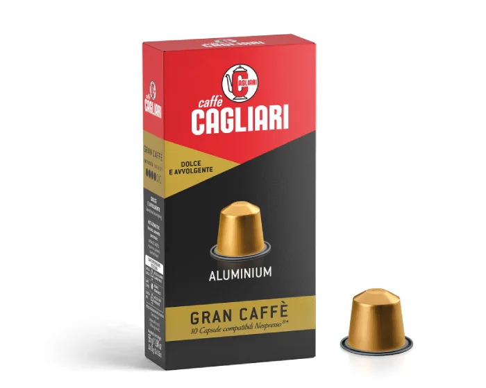 Cagliari Gran Café - 10 capsules aluminium Nespresso