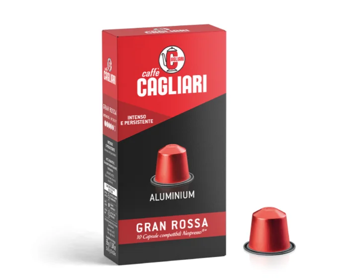 Cagliari Gran Rossa - 10 capsules aluminium Nespresso
