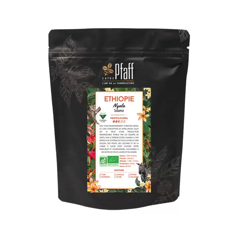 Éthiopie BIO - Sidamo Nyala Moulu